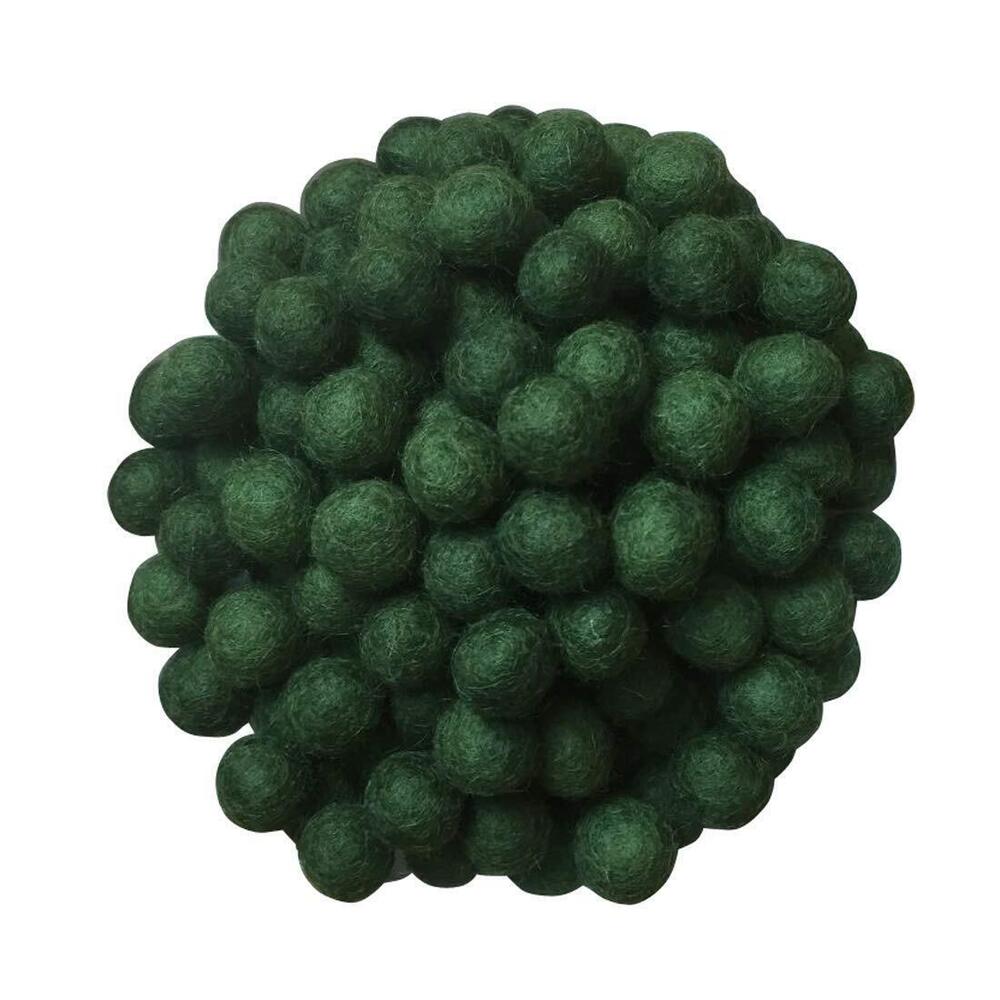3571 2cm 20mm Wool Felt Balls Beads 100% Natural Wool Felting Woolen Felted